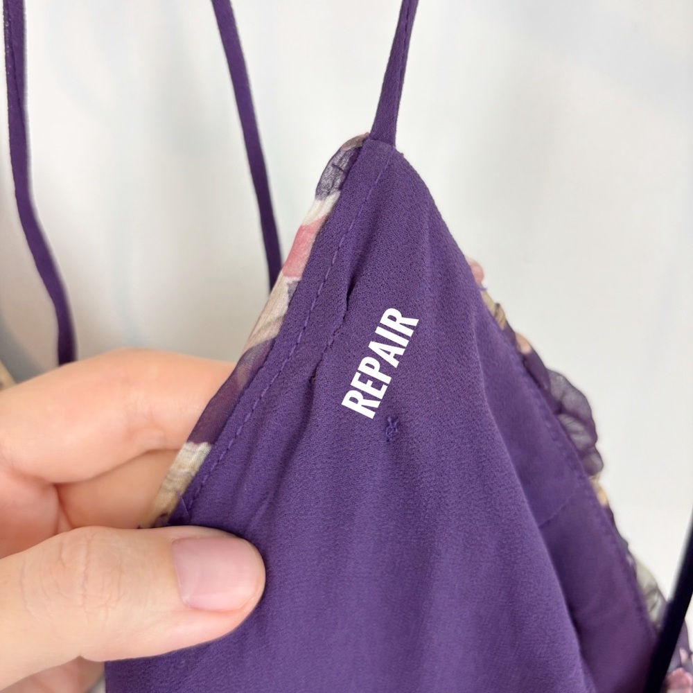 ASTR The Label Kitsune Dress in Purple Floral Size L - Picture 6 of 15